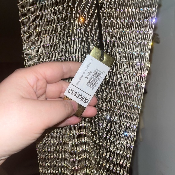 Dolcessa Dresses & Skirts - (WATCH THE VID!) NWT Rhinestone Sparkle Mesh Dress ✨✨✨